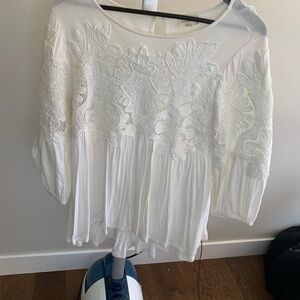 Anthropologie peplum top